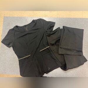 Jaanuu scrub set Small Zipper Waist